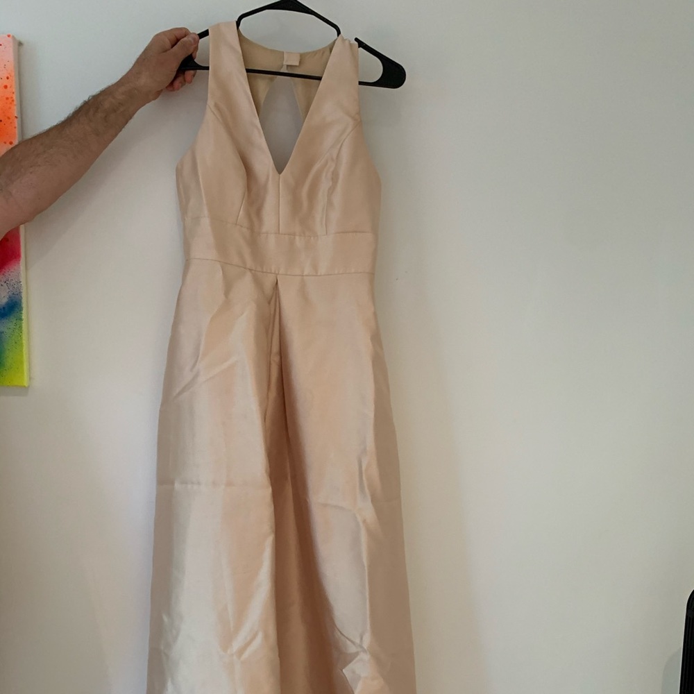 Alfred Sung Cream Bridesmaid dress